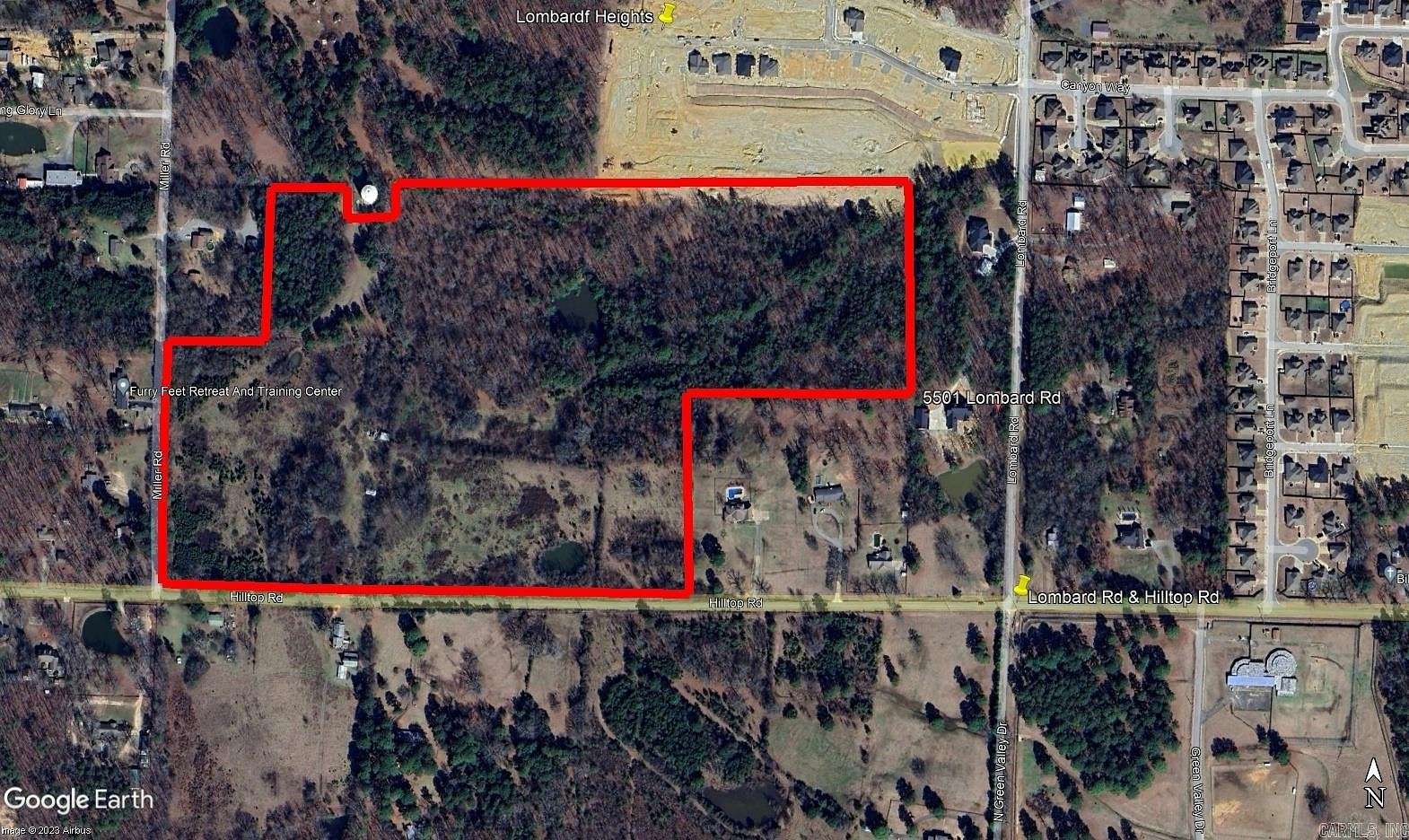 54 Acres of Land for Sale in Bryant, Arkansas