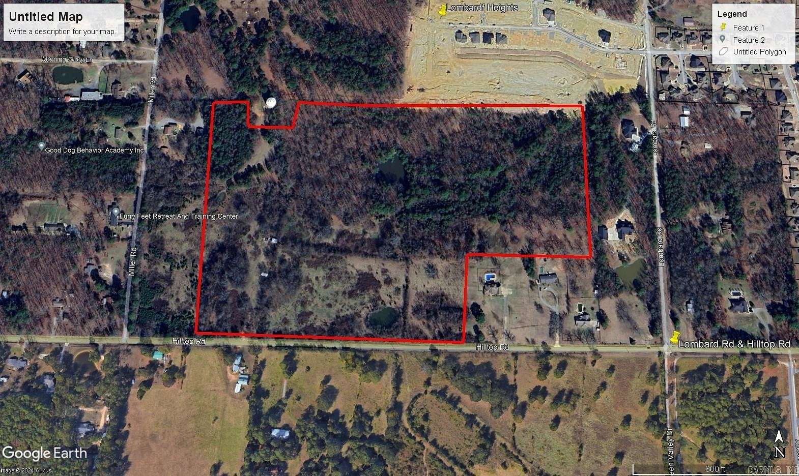 42 Acres of Land for Sale in Bryant, Arkansas