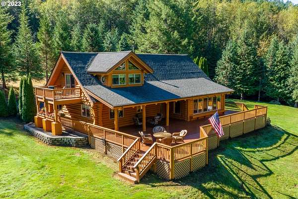 22.8 Acres of Recreational Land with Home for Sale in Mapleton, Oregon