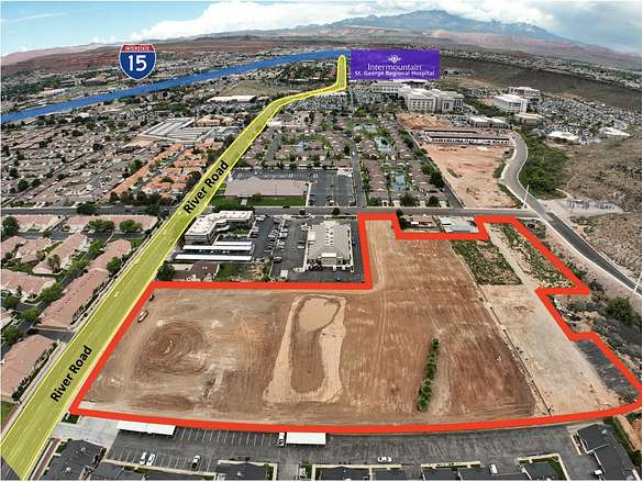 8 Acres of Commercial Land for Lease in St. George, Utah