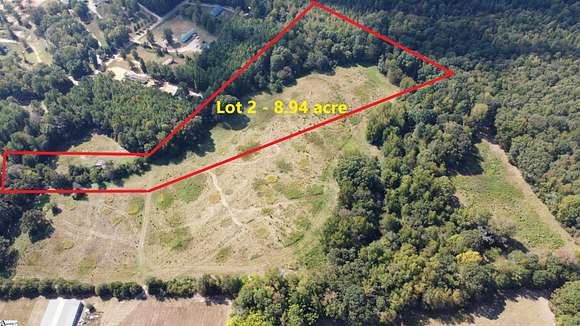 8.94 Acres of Land for Sale in Enoree, South Carolina