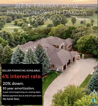 6 Acres of Residential Land with Home for Sale in Brandon, South Dakota
