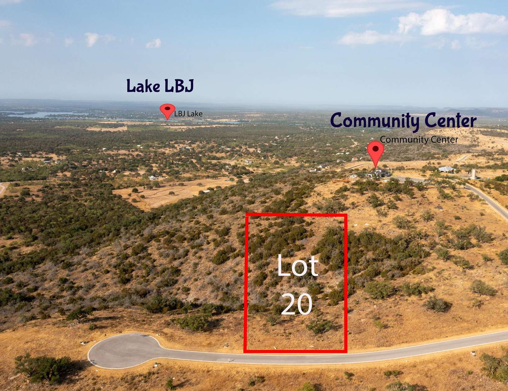 2.1 Acres of Residential Land for Sale in Kingsland, Texas
