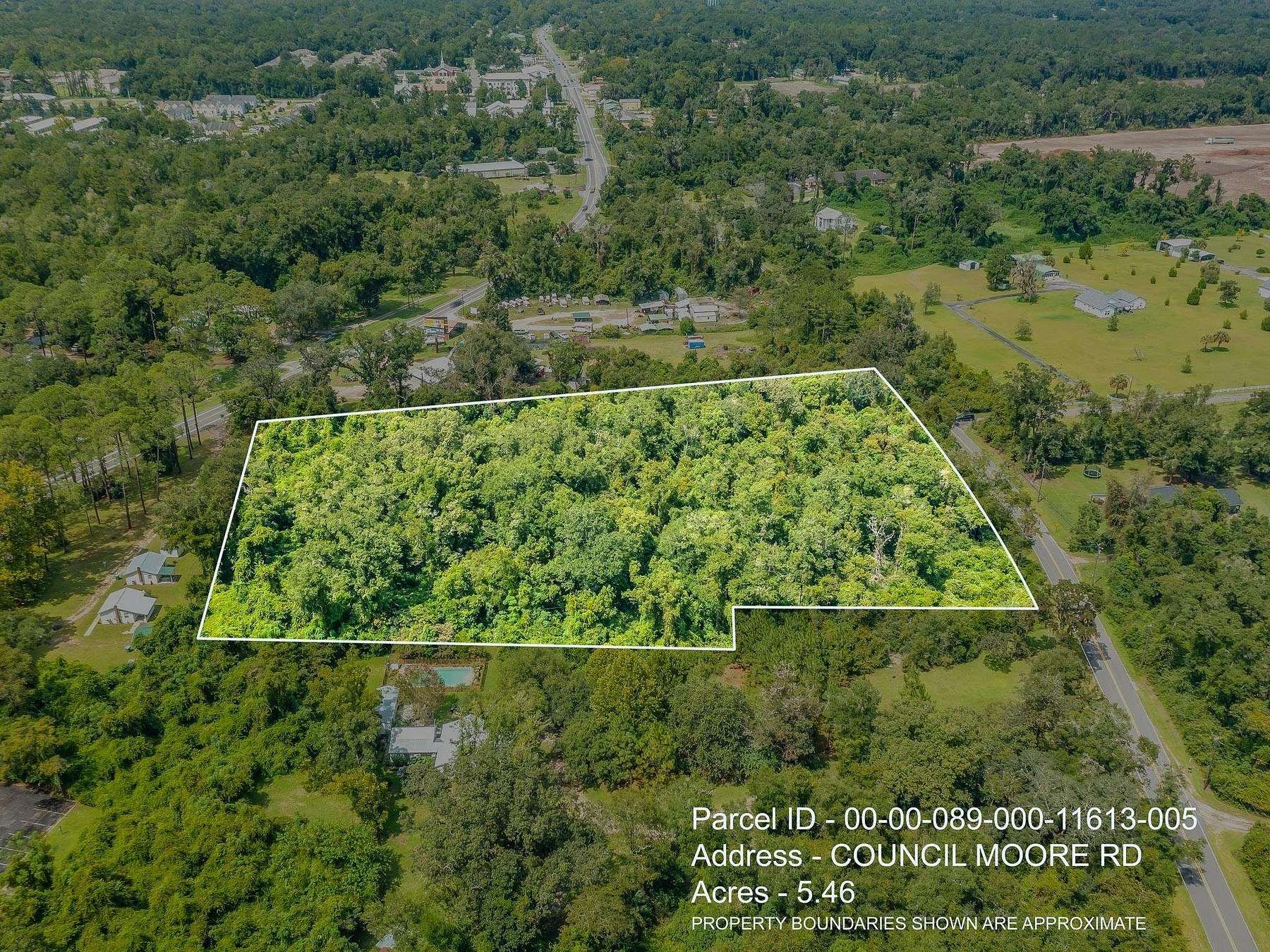 5.5 Acres of Commercial Land for Sale in Crawfordville, Florida