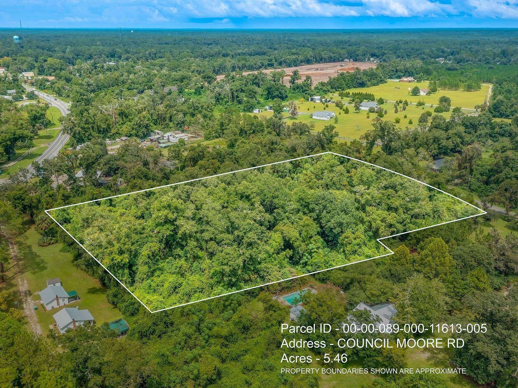 5.5 Acres of Land for Sale in Crawfordville, Florida
