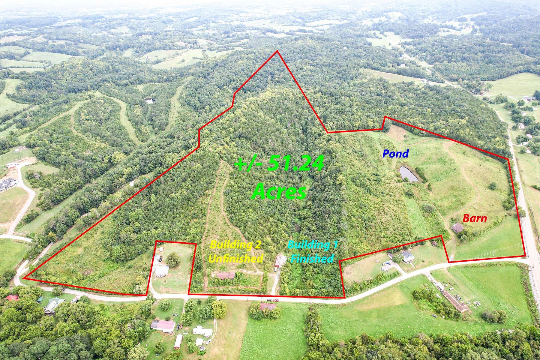 51.2 Acres of Land for Sale in Greeneville, Tennessee