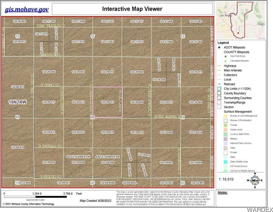 39 Acres of Recreational Land & Farm for Sale in Yucca, Arizona