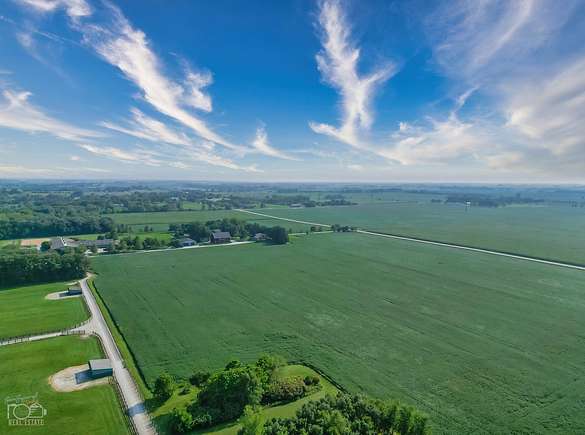 120 Acres of Agricultural Land with Home for Sale in Crete, Illinois