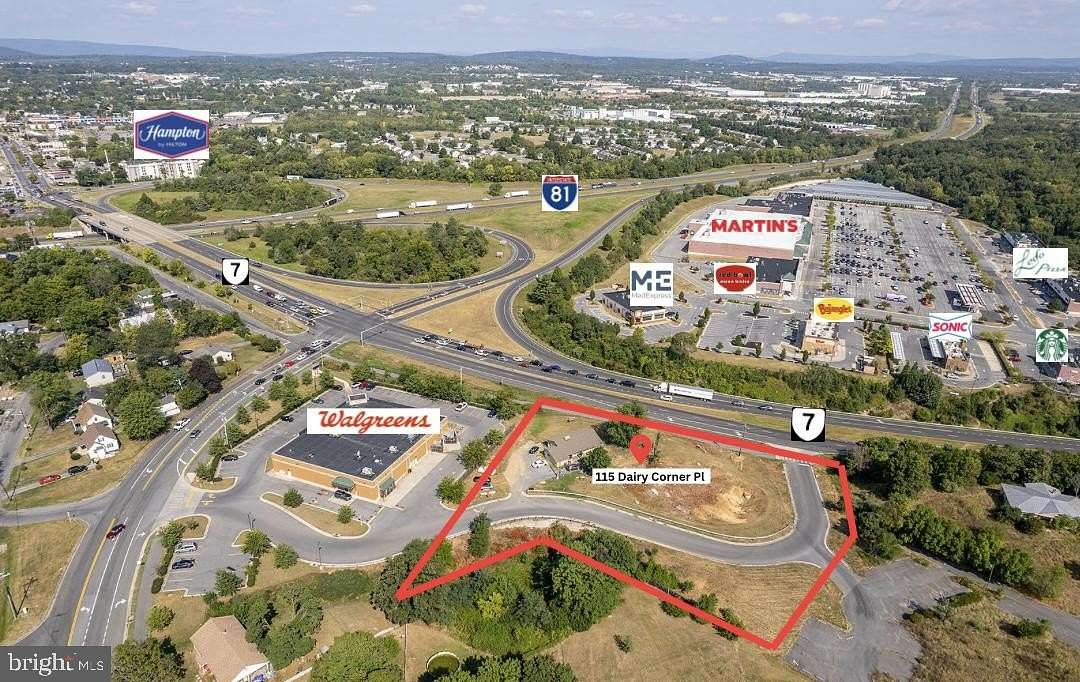 1.75 Acres of Commercial Land for Sale in Winchester, Virginia