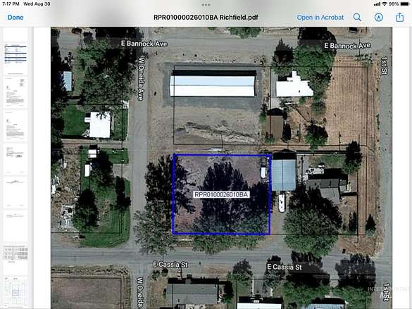0.14 Acres of Land for Sale in Richfield, Idaho