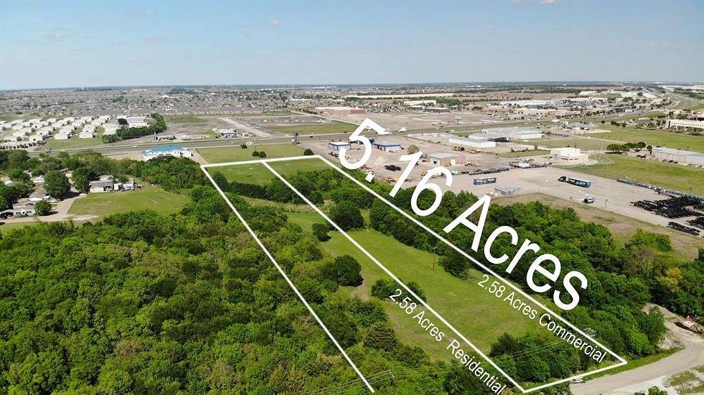 5.164 Acres of Mixed-Use Land for Sale in Forney, Texas