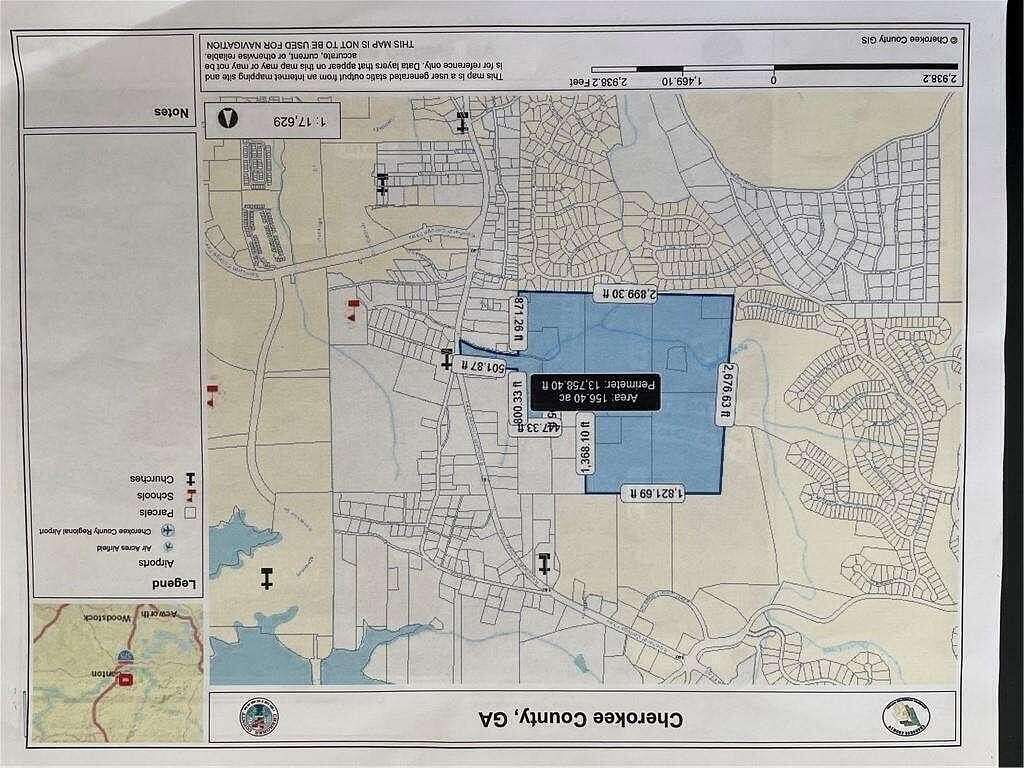20.7 Acres of Recreational Land for Sale in Canton, Georgia