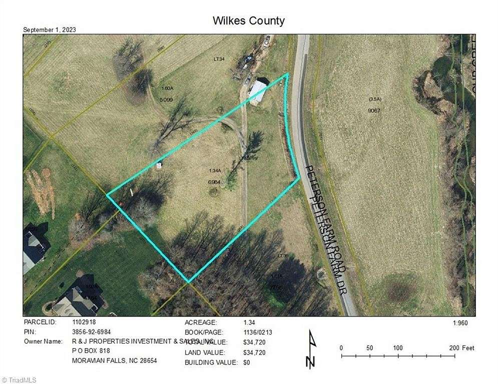 1.3 Acres of Residential Land for Sale in Wilkesboro, North Carolina