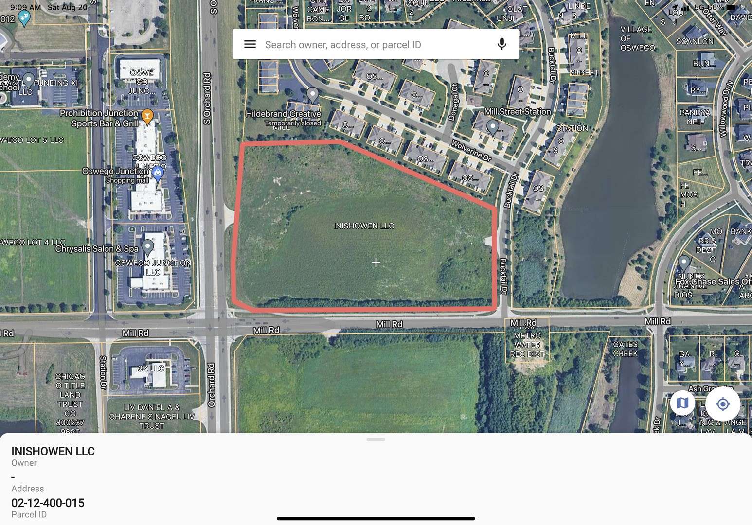 10.8 Acres of Mixed-Use Land for Sale in Oswego, Illinois