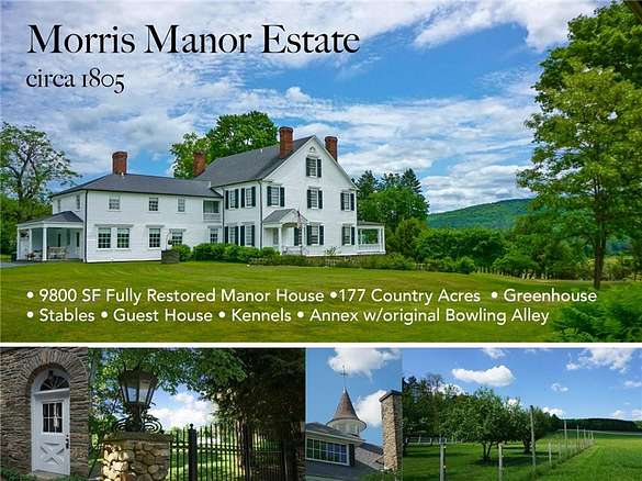 178 Acres of Agricultural Land with Home for Sale in Morris, New York
