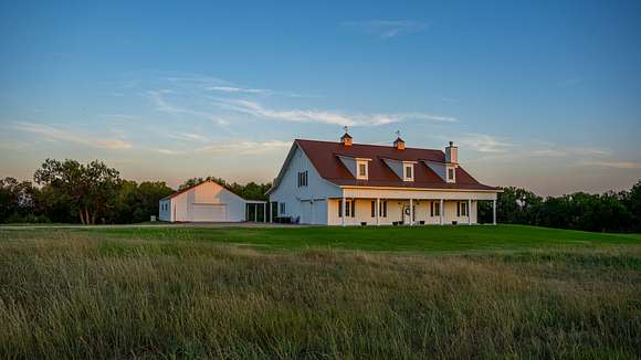 155 Acres of Improved Recreational Land & Farm for Sale in Bunker Hill, Kansas