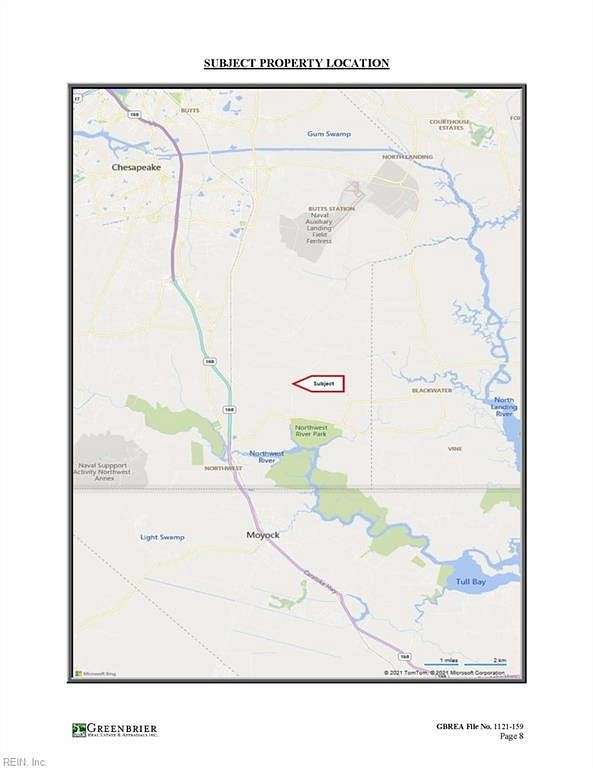 33.5 Acres of Land for Sale in Chesapeake, Virginia