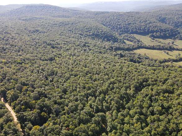 128 Acres of Improved Recreational Land for Sale in Marshall, Arkansas