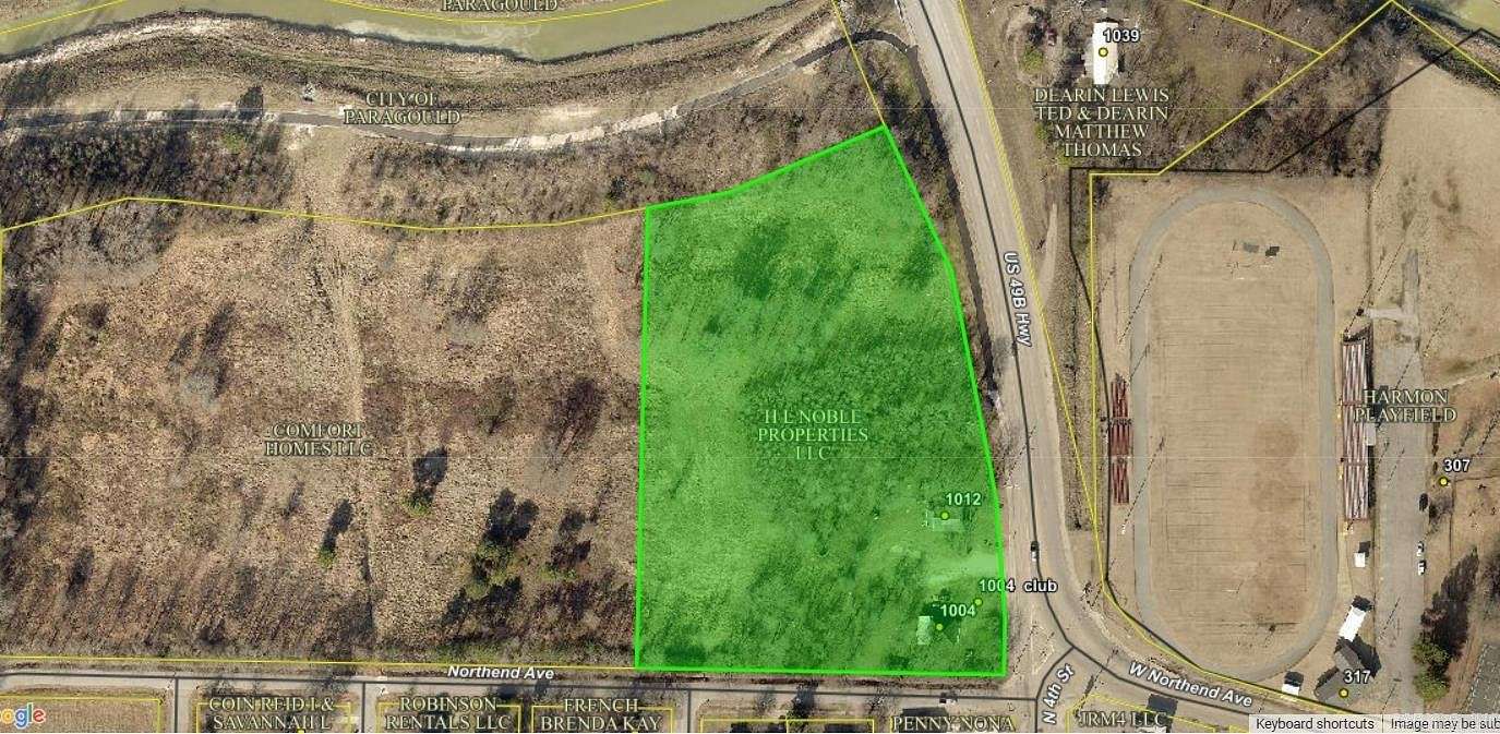 5.2 Acres of Improved Commercial Land for Sale in Paragould, Arkansas