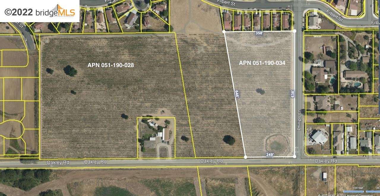 4.7 Acres of Land for Sale in Antioch, California