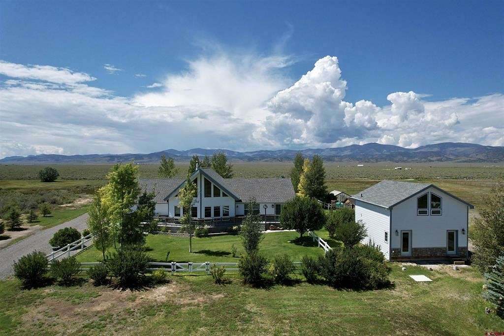 80 Acres of Agricultural Land with Home for Sale in Saguache, Colorado