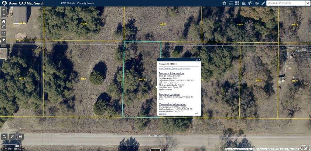 0.12 Acres of Residential Land for Sale in Brownwood, Texas