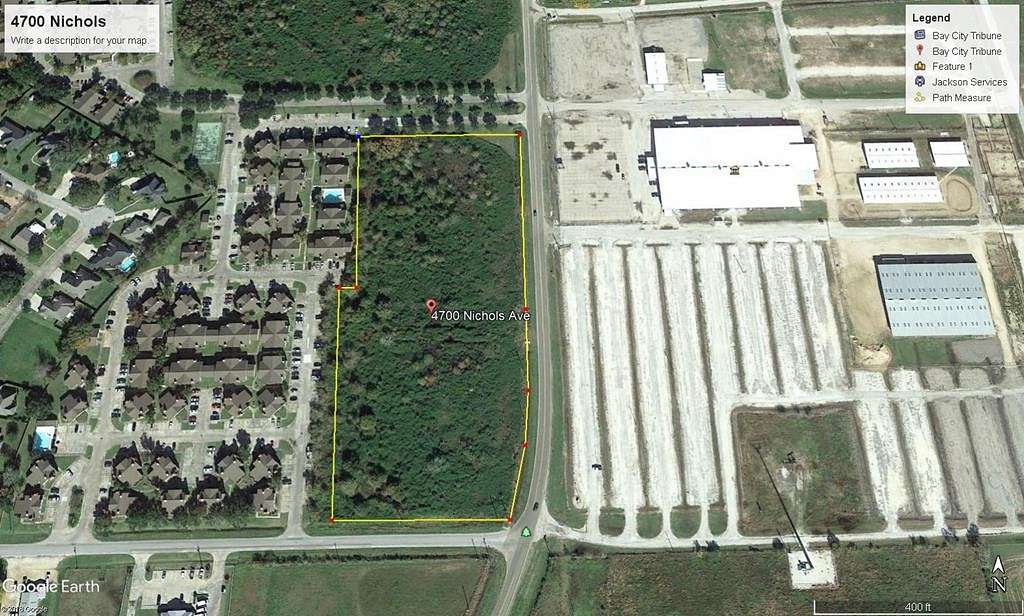 8.8 Acres of Commercial Land for Sale in Bay City, Texas