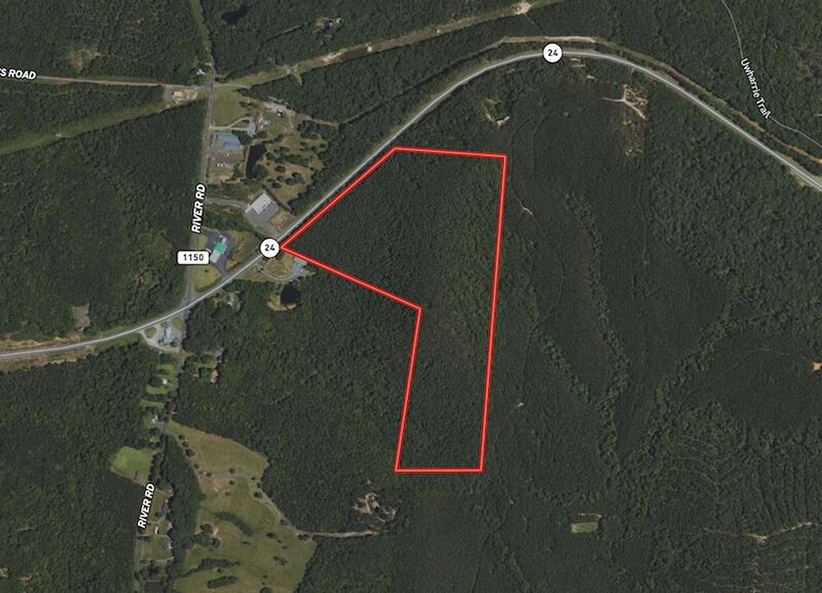 46.06 Acres of Recreational Land for Sale in Mount Gilead, North Carolina