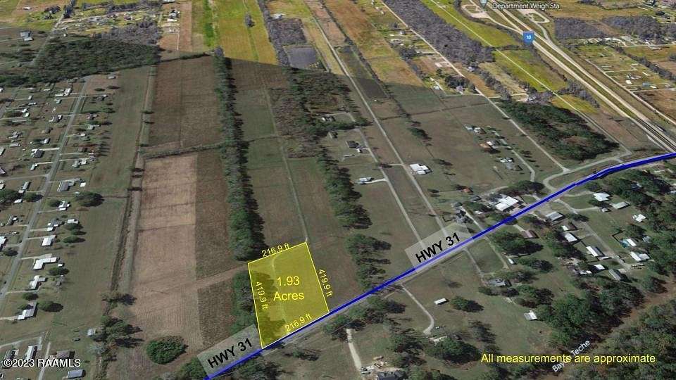 1.9 Acres of Mixed-Use Land for Sale in Breaux Bridge, Louisiana