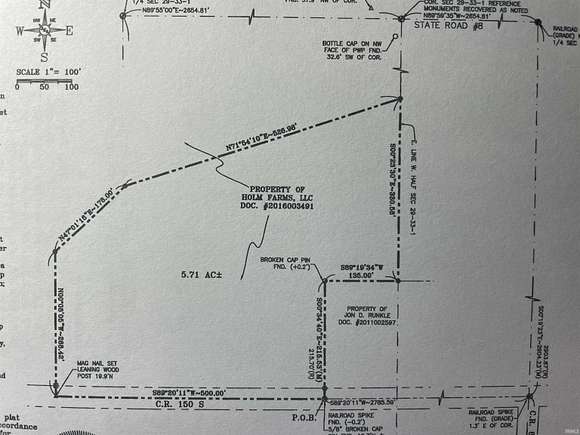 5.7 Acres of Land for Sale in Knox, Indiana