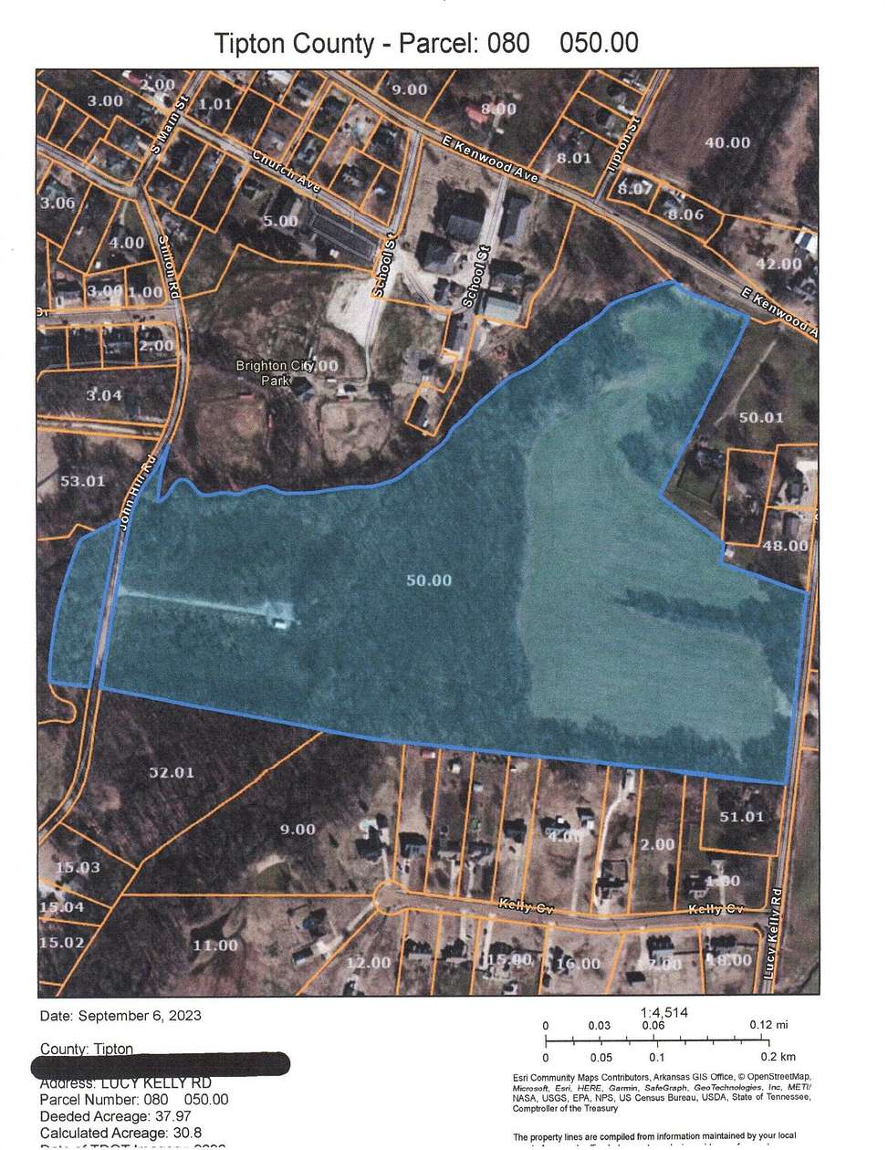 38 Acres of Land for Sale in Brighton, Tennessee