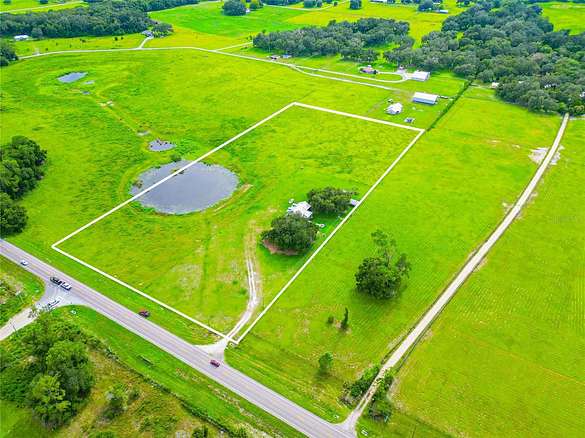 10 Acres of Land with Home for Sale in Sumterville, Florida