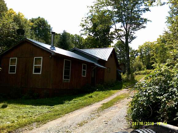 10.1 Acres of Recreational Land with Home for Sale in Wellington, Maine