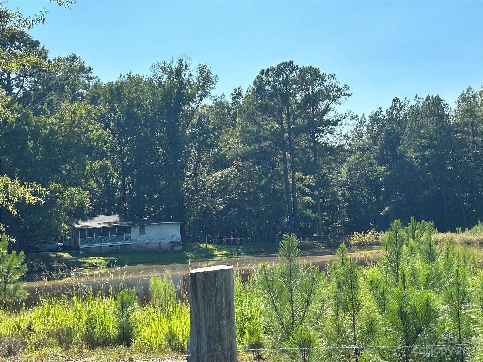 94 Acres of Recreational Land with Home for Sale in Wadesboro, North Carolina