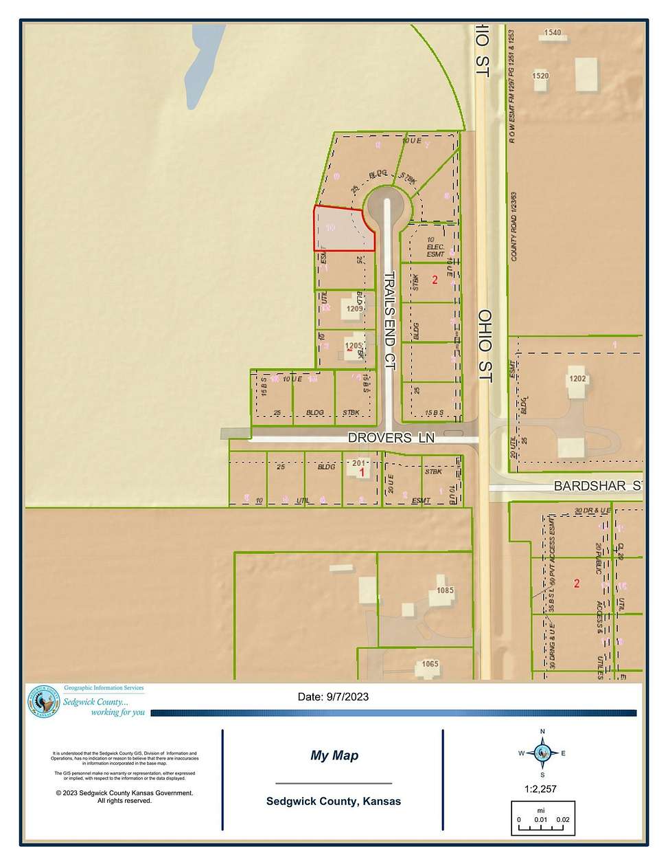 0.31 Acres of Residential Land for Sale in Mount Hope, Kansas