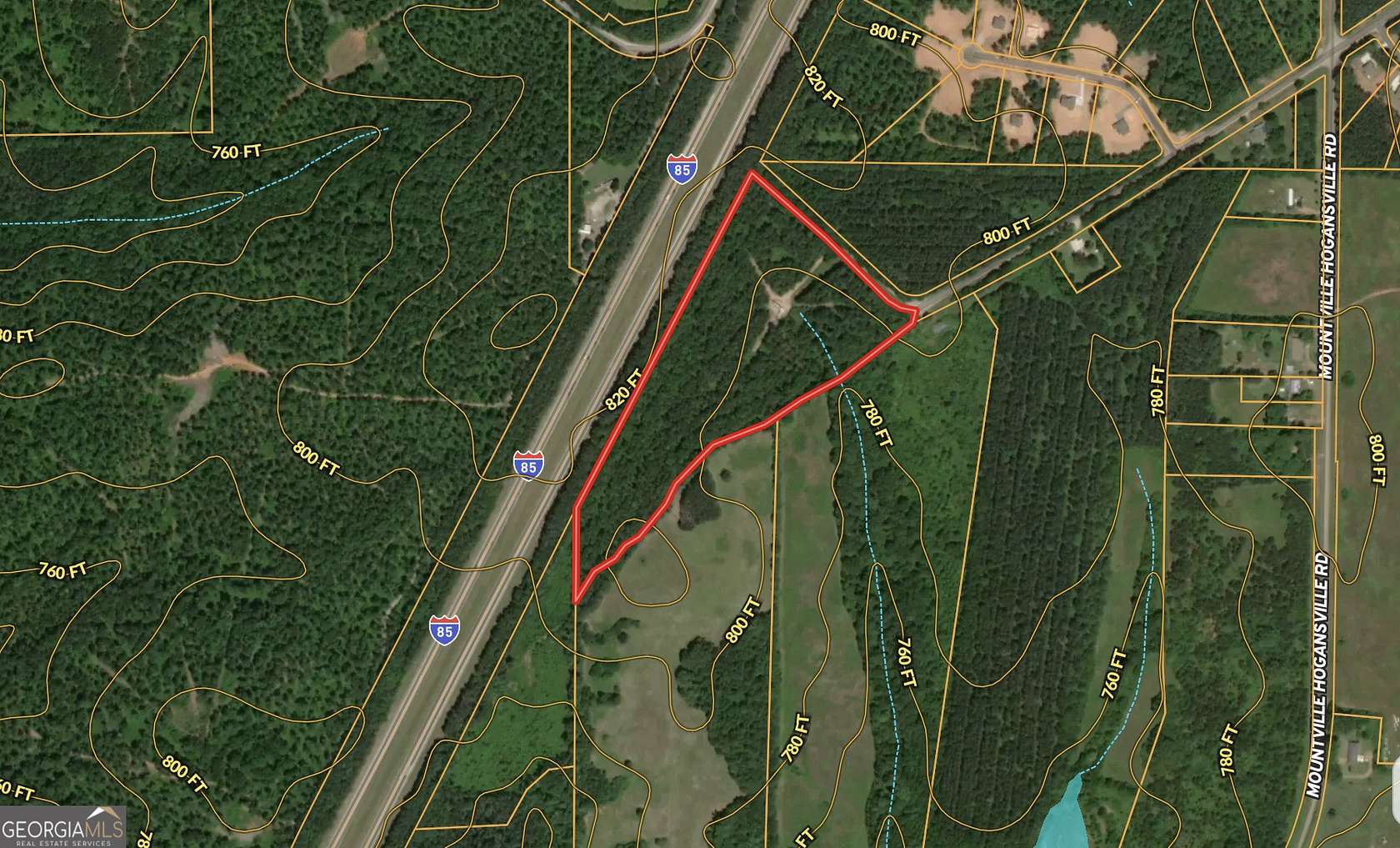 15.8 Acres of Recreational Land for Sale in Hogansville, Georgia