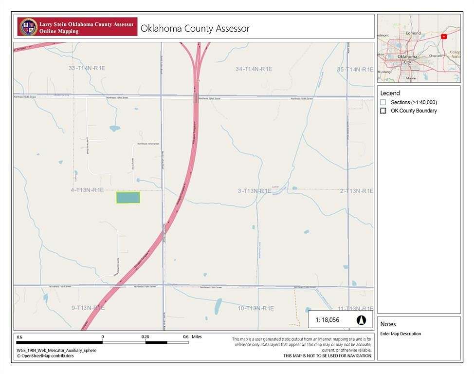 5 Acres of Residential Land for Sale in Luther, Oklahoma