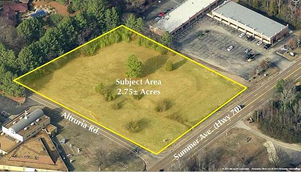 2.8 Acres of Commercial Land for Sale in Bartlett, Tennessee