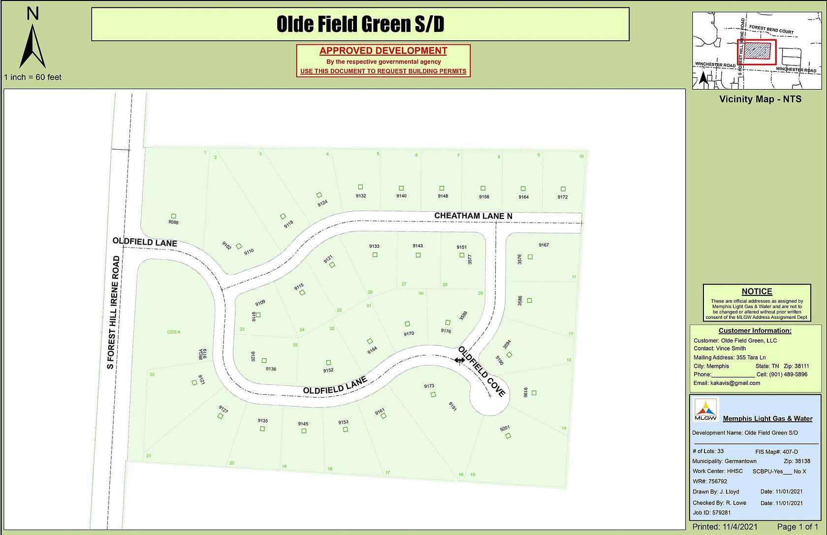 0.57 Acres of Residential Land for Sale in Germantown, Tennessee