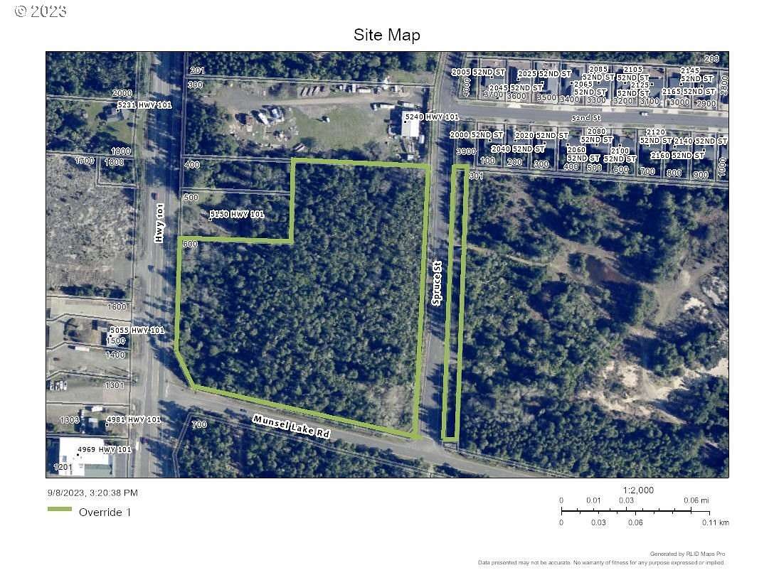 7.19 Acres of Commercial Land for Sale in Florence, Oregon