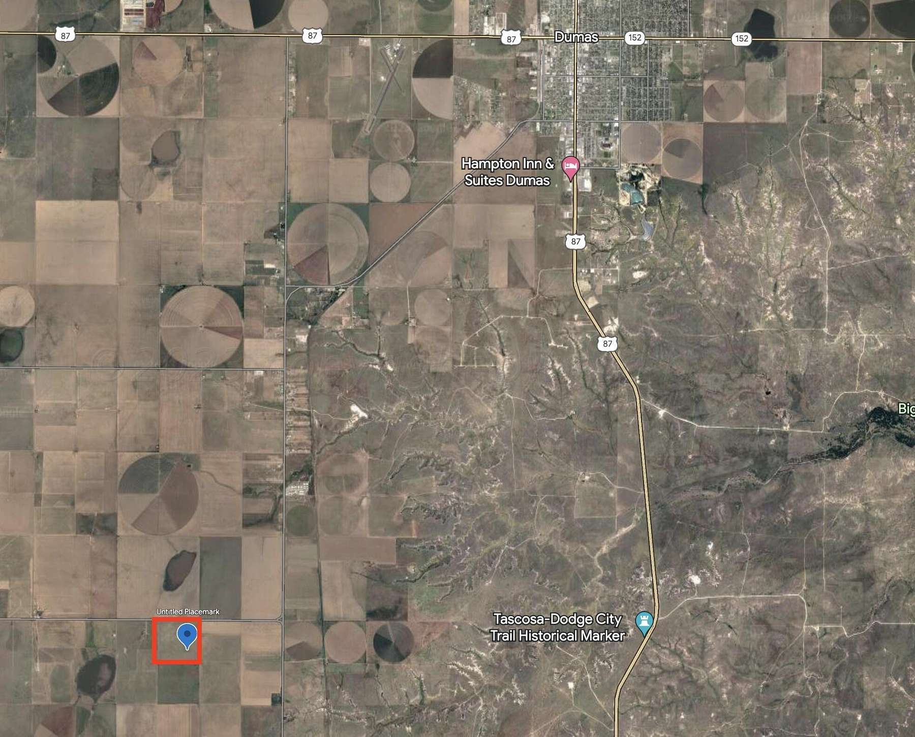 1.4 Acres of Land for Sale in Dumas, Texas