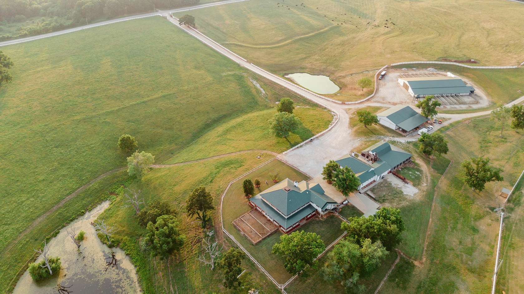 182 Acres of Agricultural Land with Home for Sale in Dadeville, Missouri