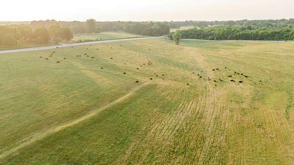 182 Acres of Agricultural Land with Home for Sale in Dadeville, Missouri