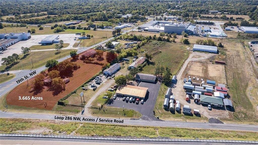 3.7 Acres of Improved Commercial Land for Sale in Paris, Texas