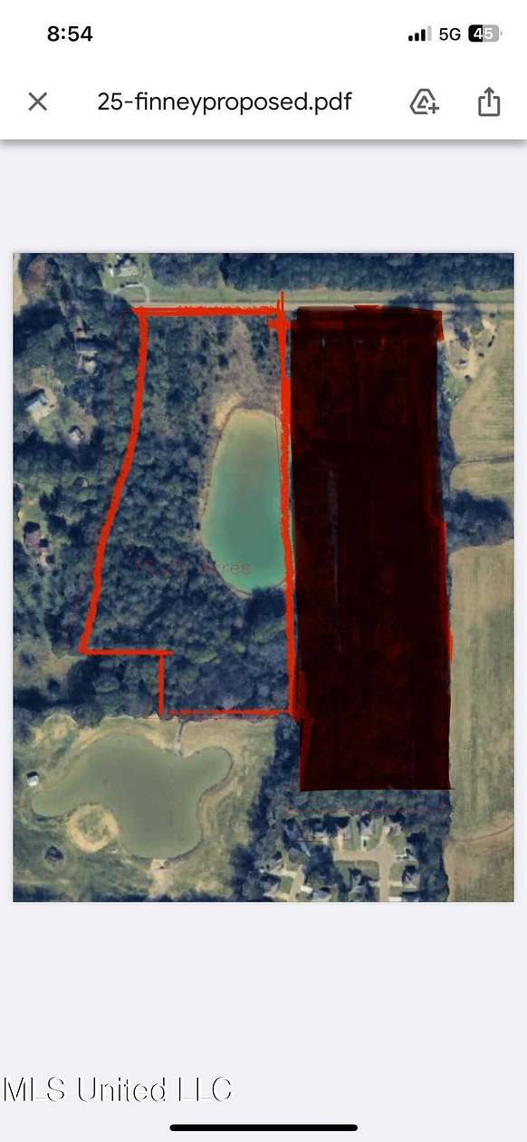 15.3 Acres of Land for Sale in Canton, Mississippi