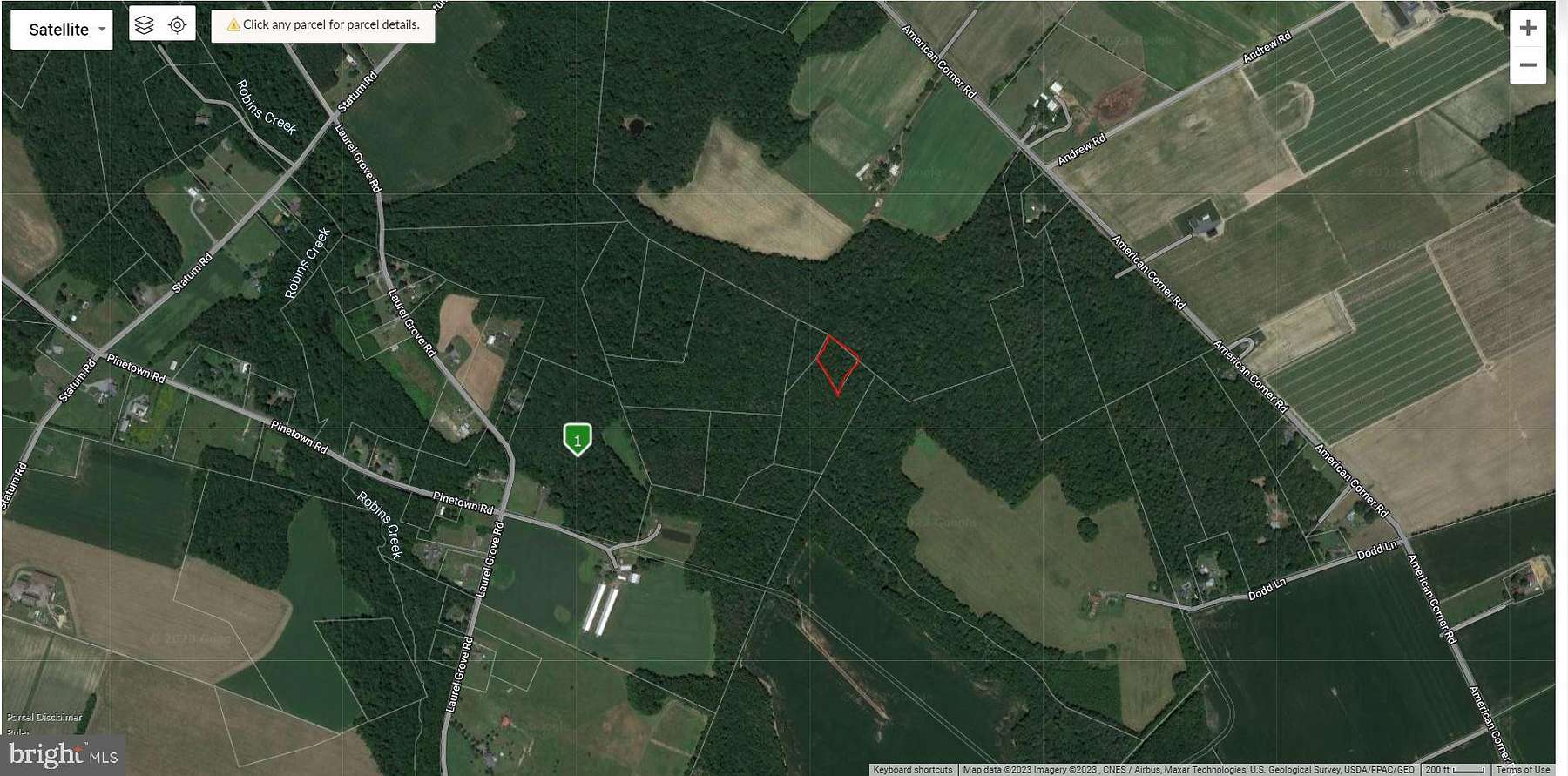 1.5 Acres of Land for Sale in Federalsburg, Maryland