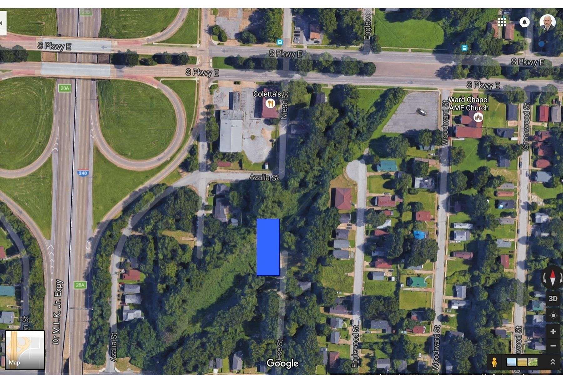 0.6 Acres of Residential Land for Sale in Memphis, Tennessee