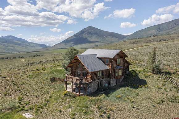 74.24 Acres of Recreational Land with Home for Sale in Almont, Colorado