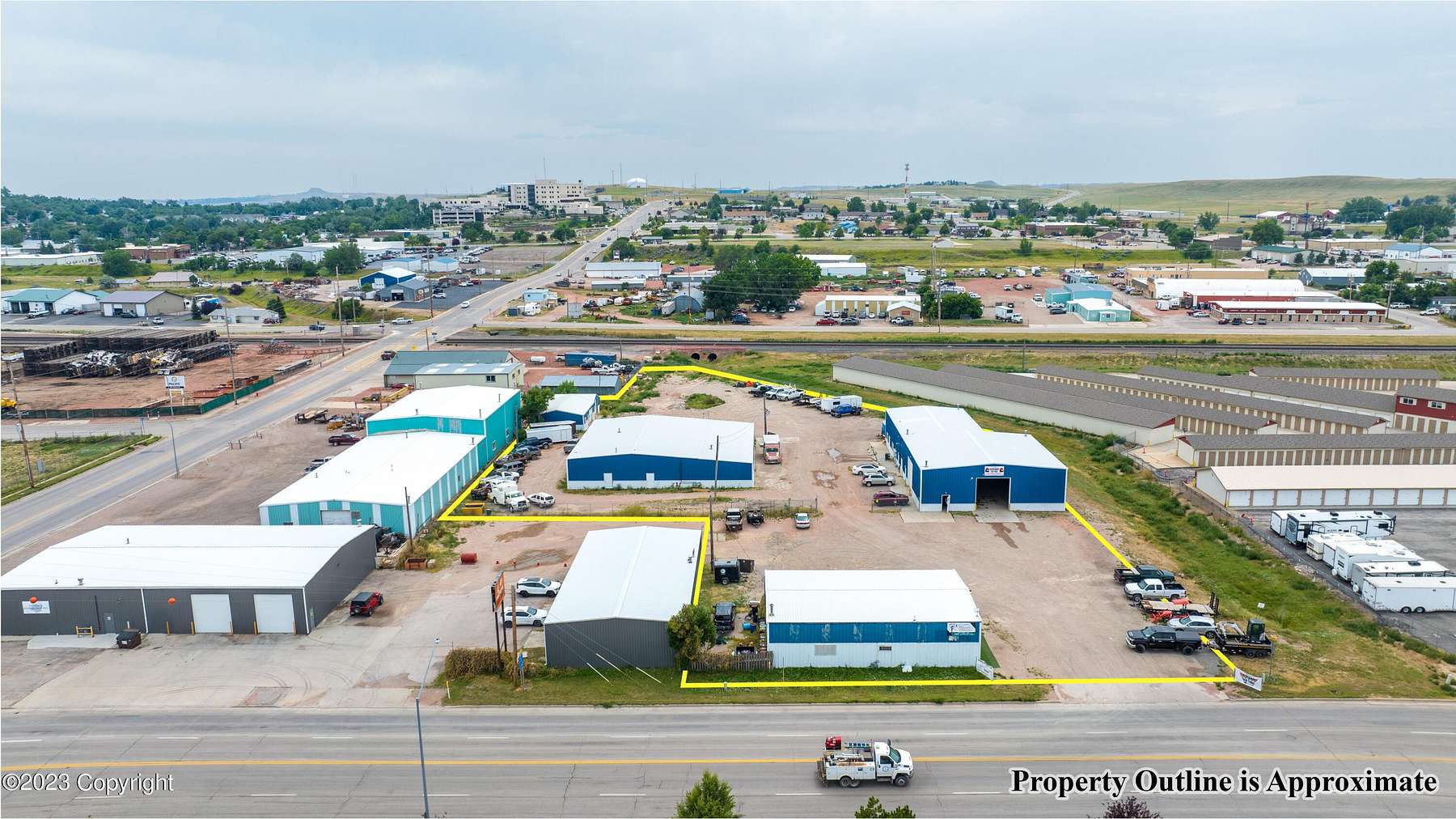 2.4 Acres of Improved Commercial Land for Sale in Gillette, Wyoming