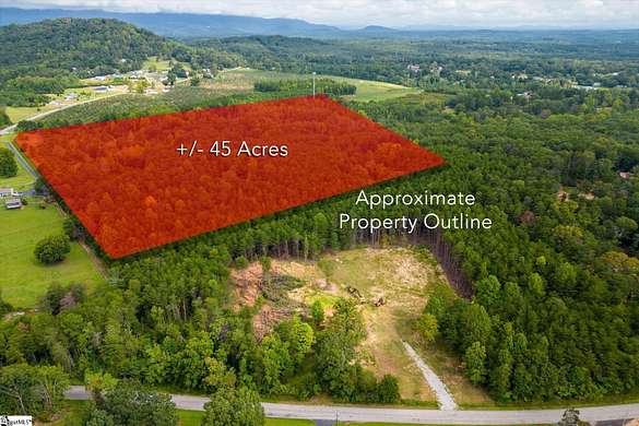 45.4 Acres of Land for Sale in Landrum, South Carolina